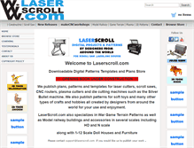 Tablet Screenshot of laserscroll.com